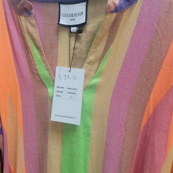 Maxi MutliColored Dress Orange - Picture 6 of 8